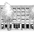 Streetscape Line Draft — One Set Containing Multiple Pictures - Artify