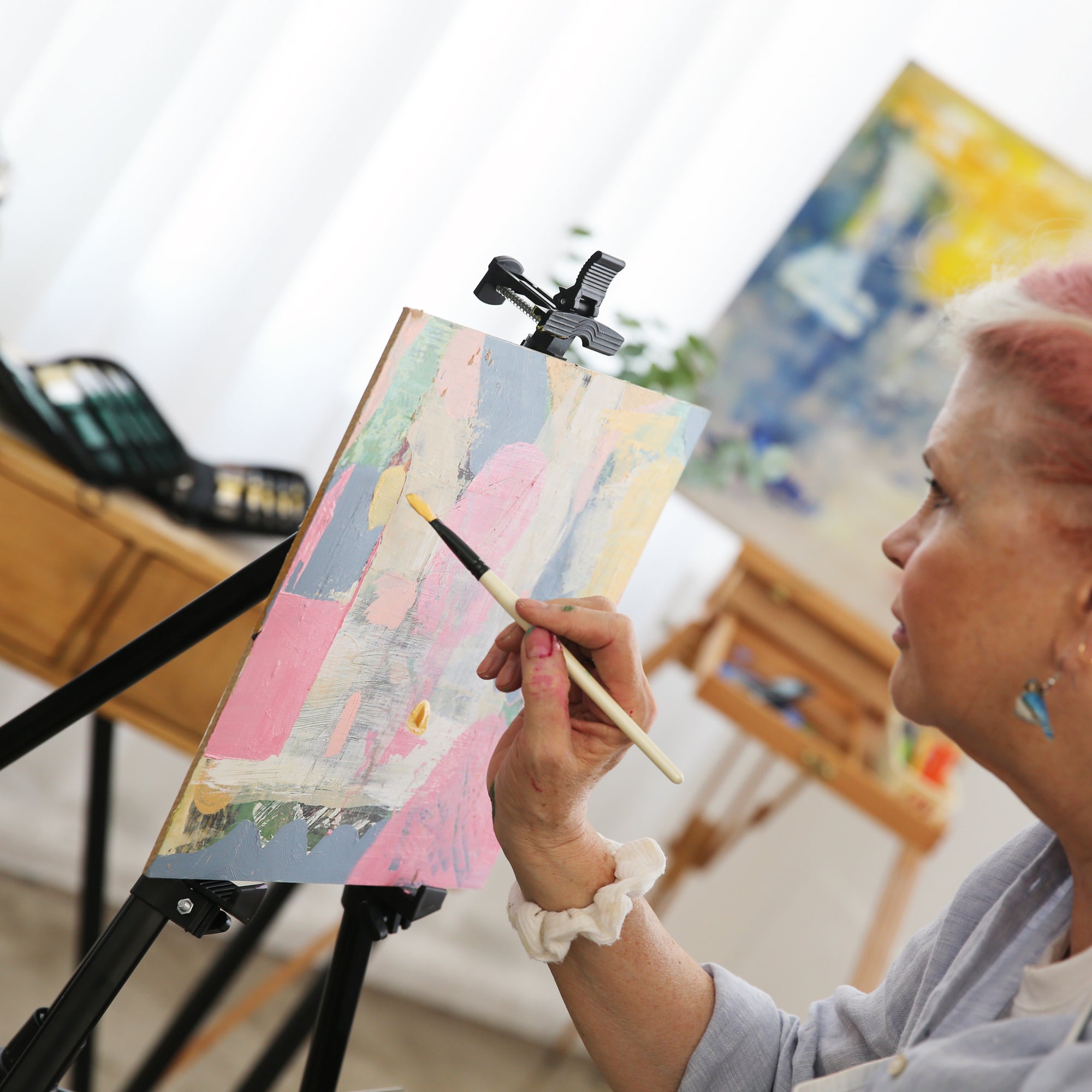 ARTIFY 10 Pcs Synthetic Hair Paint Brush Set - Artify