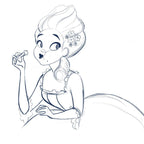 Animated Characters Line Draft-— One Set Containing Multiple Pictures - Artify