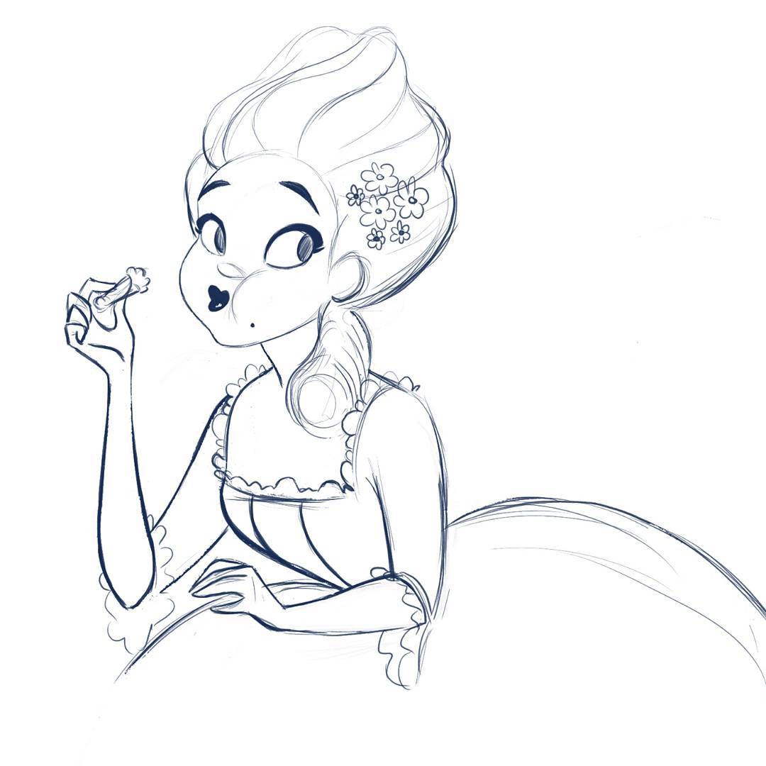 Animated Characters Line Draft-— One Set Containing Multiple Pictures - Artify