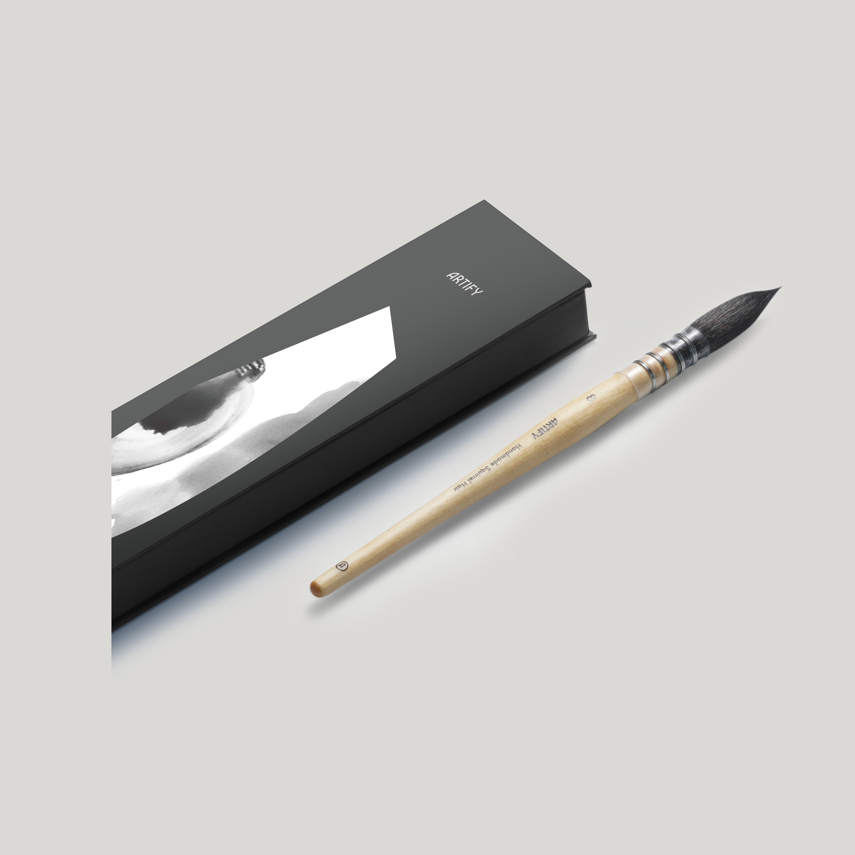 #8 squirrel hair watercolor brush