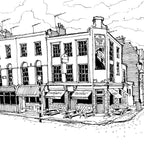 Streetscape Line Draft — One Set Containing Multiple Pictures - Artify