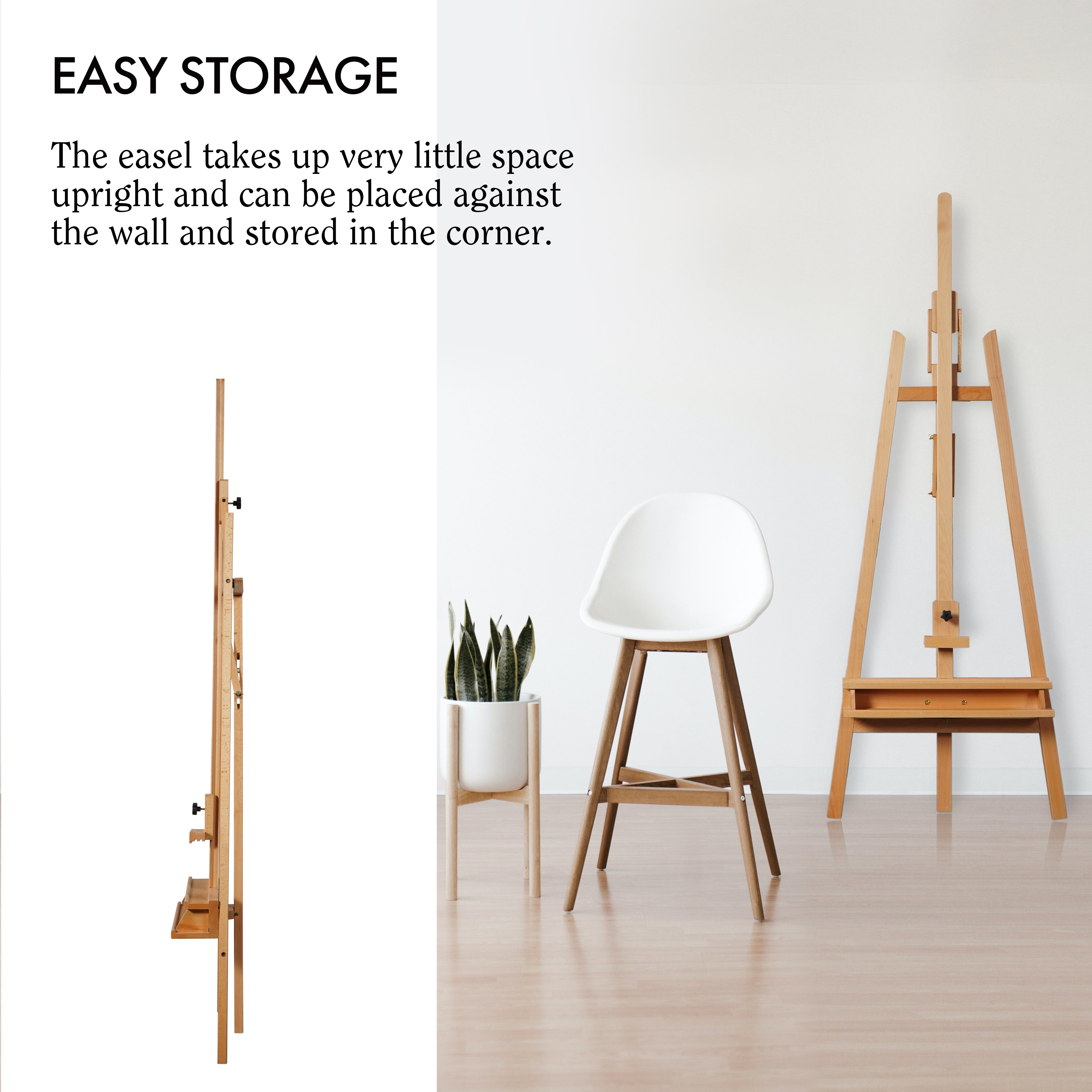 Wooden easel. Nice Wooden easel with clipping path , #Sponsored