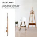 ARTIFY Large A-Frame Adjustable Solid Beechwood Easel - Artify