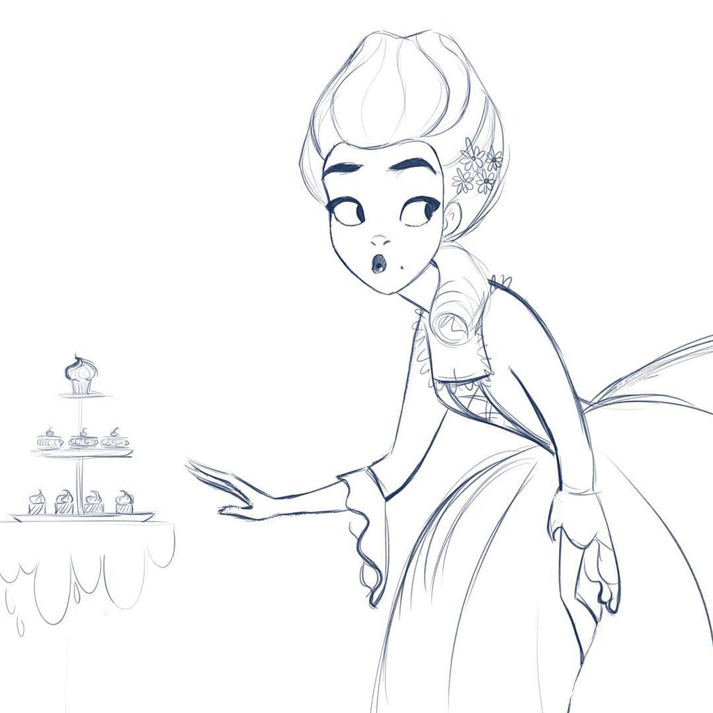 Animated Characters Line Draft-— One Set Containing Multiple Pictures - Artify