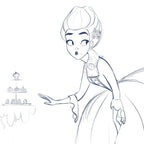 Animated Characters Line Draft-— One Set Containing Multiple Pictures - Artify