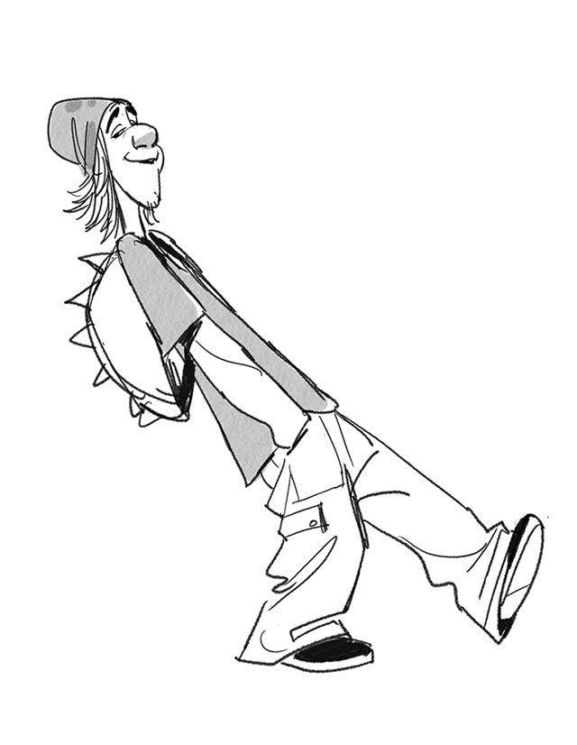 Animated Characters Line Draft-— One Set Containing Multiple Pictures - Artify