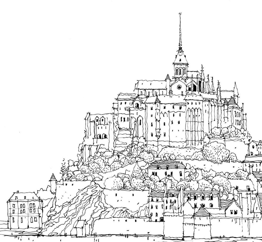 Architecture Line Draft — One Set Containing Multiple Pictures - Artify